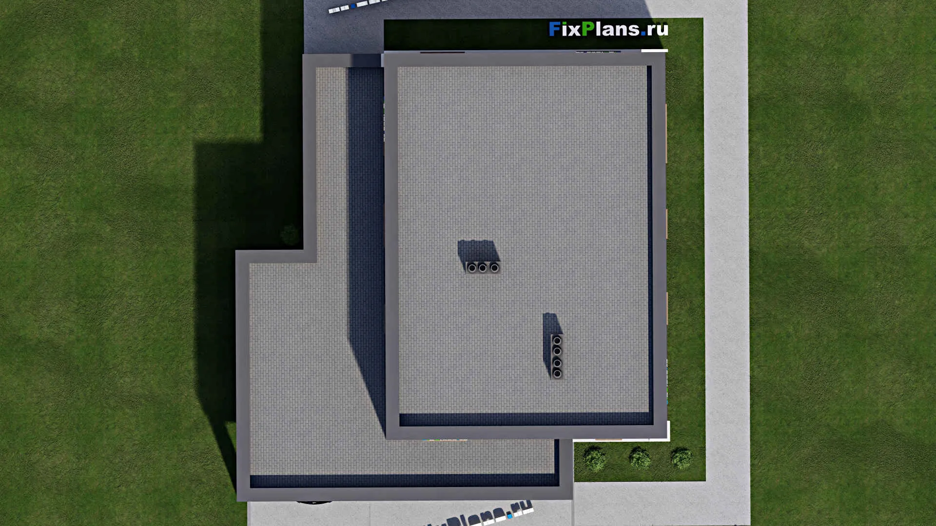 F-3545 - Проект двухэтажного дома 10 на 14, площадью 210 м² с террасой и 3 спальнями