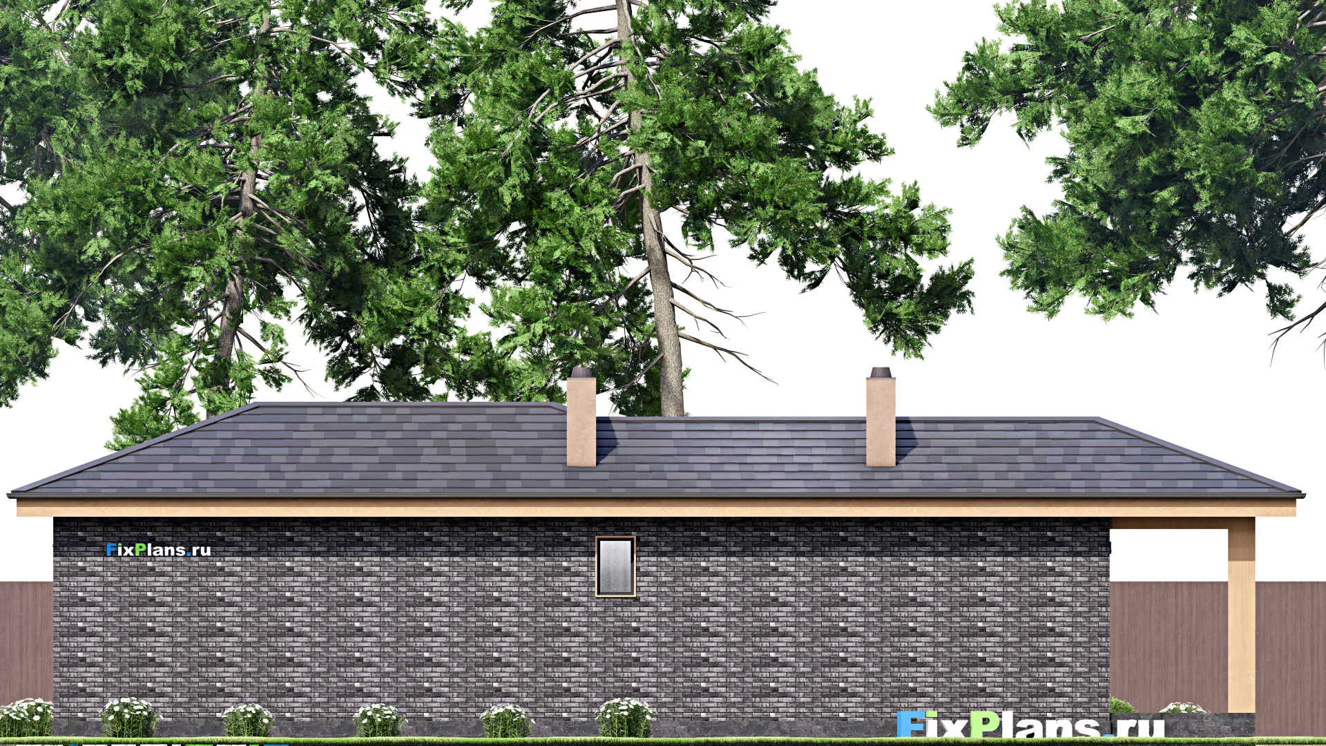 F-15470 - Проект бани 9 на 16, площадью 170 м² с комнатой отдыха, бассейном и санузлом